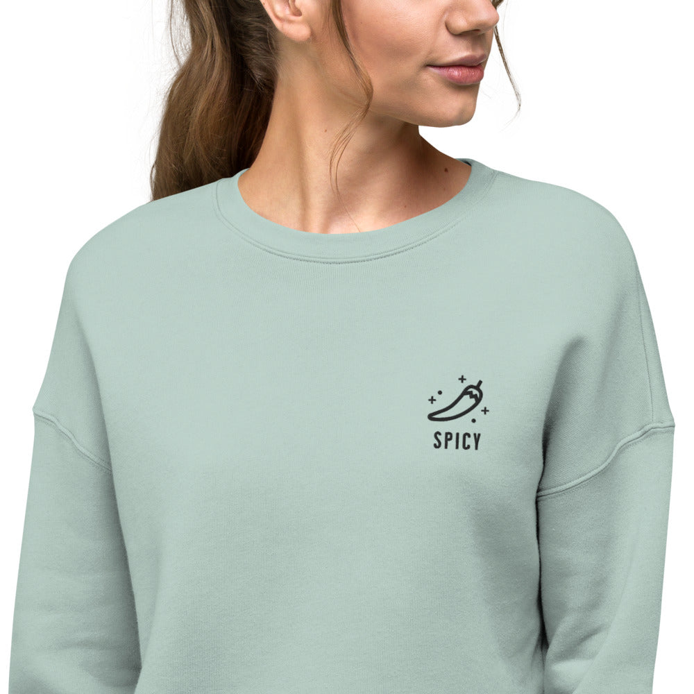 Spicy Crop Sweatshirt
