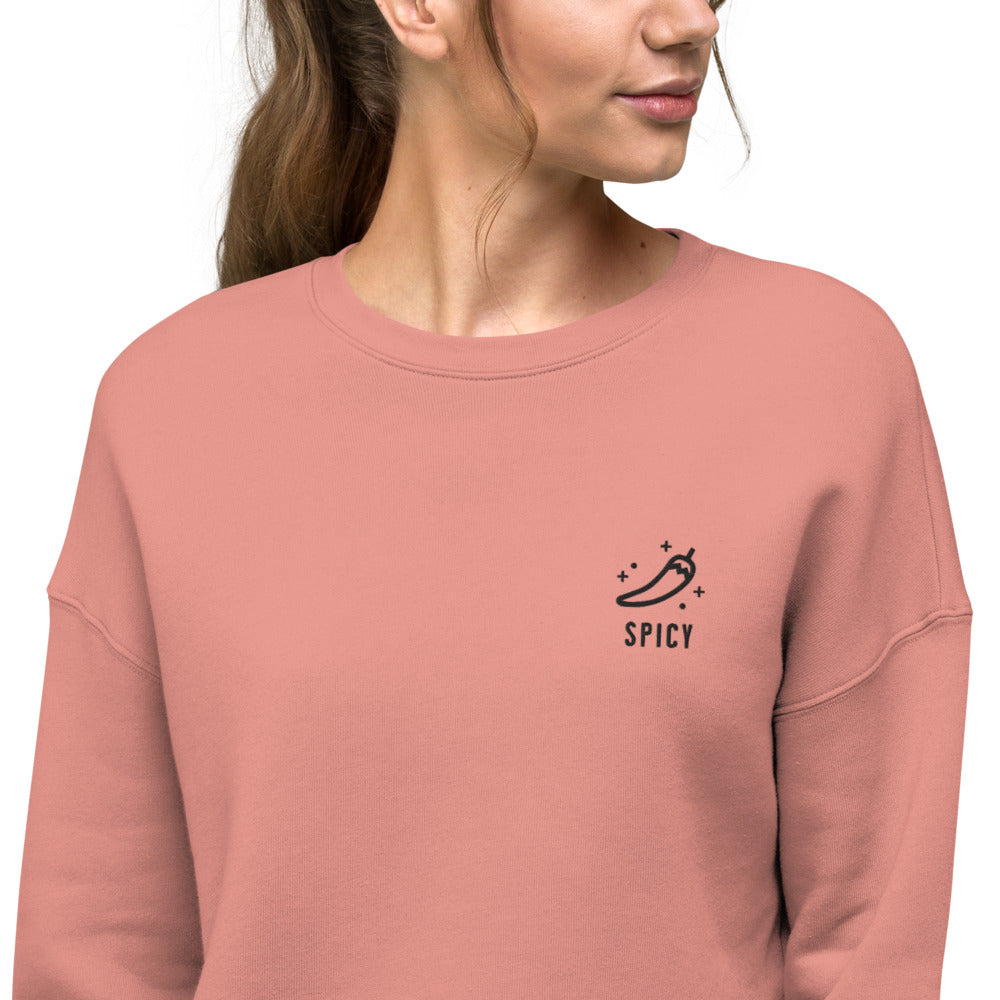 Spicy Crop Sweatshirt